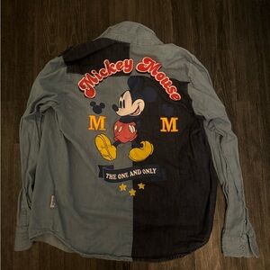Mickey Mouse denim shirt Disney Parks